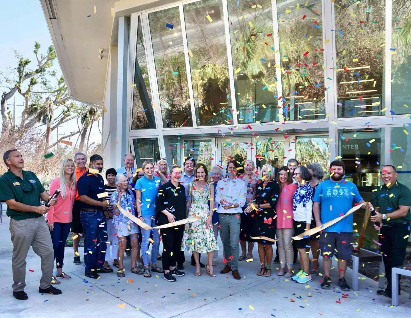 Shell Museum ribbon-cutting ceremony celebrating Sanibel recovery